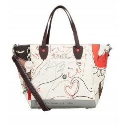 TOREBKA I KOSMETYCZKA TORBA DUŻA SHOPPER DLA KOBIETY 2w1 ANEKKE ALMA OLE
