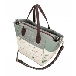 TOREBKA I KOSMETYCZKA TORBA DUŻA SHOPPER DLA KOBIETY 2w1 ANEKKE ALMA OLE