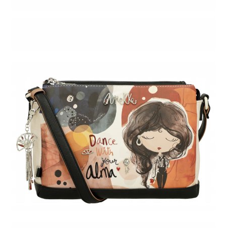 ANEKKE ALMA TOREBKA DAMSKA CROSSBODY DAMSKA NA RAMIĘ AŻUROWA LISTONOSZKA