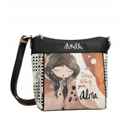 ANEKKE ALMA TOREBKA DAMSKA CROSSBODY DAMSKA NA RAMIĘ AŻUROWA LISTONOSZKA