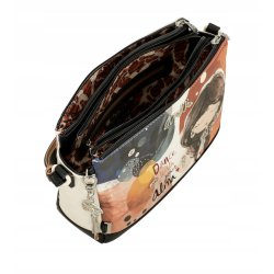 ANEKKE ALMA TOREBKA DAMSKA CROSSBODY DAMSKA NA RAMIĘ AŻUROWA LISTONOSZKA