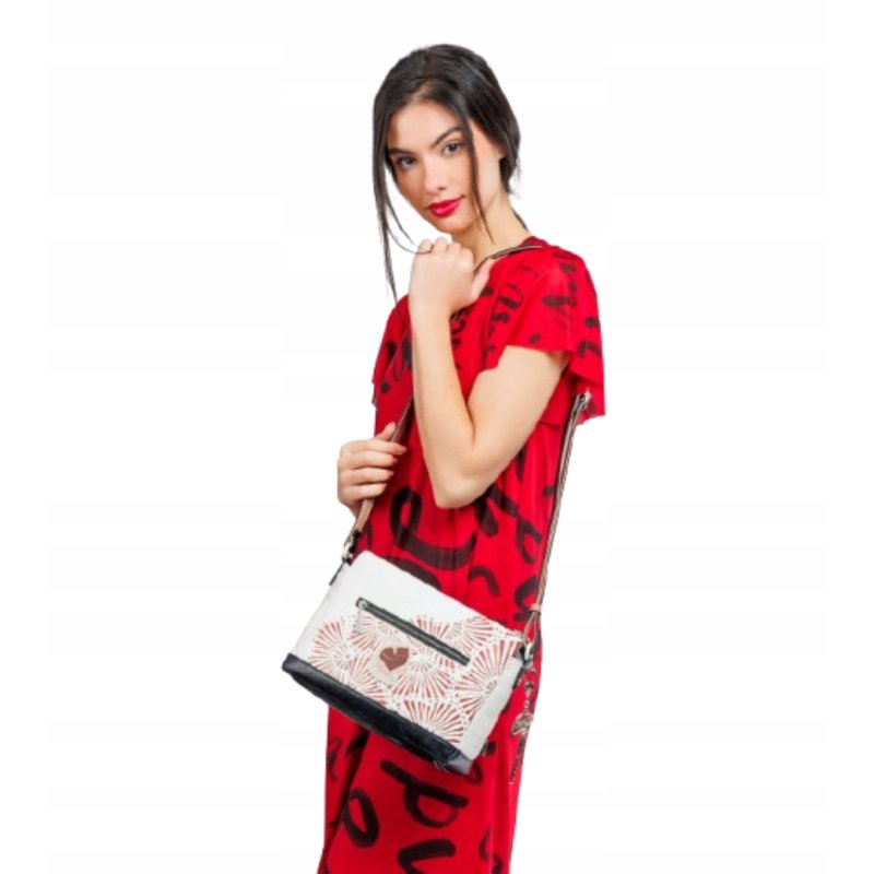 ANEKKE ALMA TOREBKA DAMSKA CROSSBODY DAMSKA NA RAMIĘ AŻUROWA LISTONOSZKA