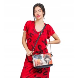 ANEKKE ALMA TOREBKA DAMSKA CROSSBODY DAMSKA NA RAMIĘ AŻUROWA LISTONOSZKA