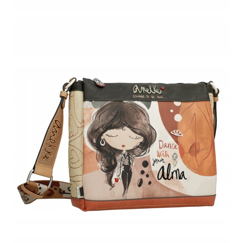 ANEKKE ALMA TOREBKA DAMSKA CROSSBODY DAMSKA NA RAMIĘ PRZEGRODY