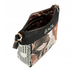 ANEKKE ALMA TOREBKA DAMSKA CROSSBODY DAMSKA NA RAMIĘ AŻUROWA LISTONOSZKA
