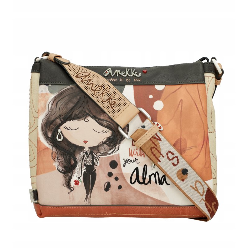 ANEKKE ALMA TOREBKA DAMSKA CROSSBODY DAMSKA NA RAMIĘ PRZEGRODY