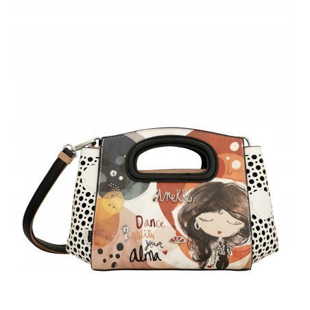 ANEKKE ALMA TOREBKA AŻUROWA DAMSKA NA RAMIĘ I DO RĘKI DŁUGI PASEK CROSSBODY