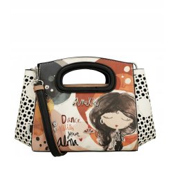 ANEKKE ALMA TOREBKA AŻUROWA DAMSKA NA RAMIĘ I DO RĘKI DŁUGI PASEK CROSSBODY