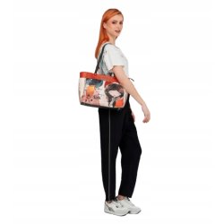 ANEKKE ALMA TOREBKA DAMSKA AŻUROWA SHOPPERBAG DAMSKA NA RAMIĘ