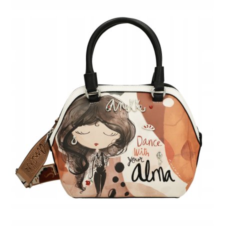 ANEKKE ALMA TOREBKA DAMSKA NA RAMIĘ I DO RĘKI DŁUGI PASEK CROSSBODY