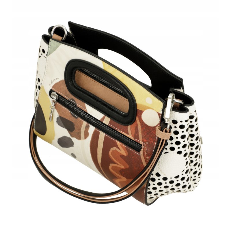 ANEKKE ALMA TOREBKA AŻUROWA DAMSKA NA RAMIĘ I DO RĘKI DŁUGI PASEK CROSSBODY