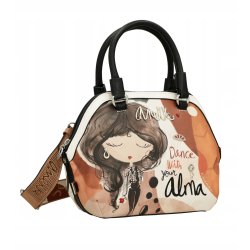 ANEKKE ALMA TOREBKA DAMSKA NA RAMIĘ I DO RĘKI DŁUGI PASEK CROSSBODY
