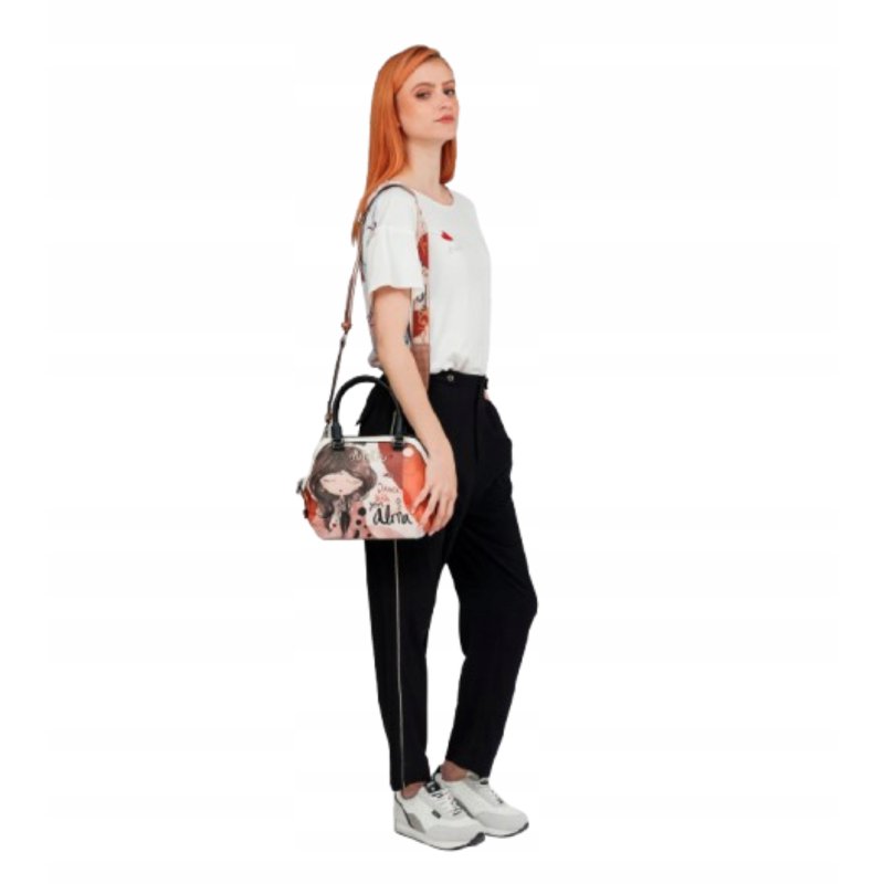 ANEKKE ALMA TOREBKA DAMSKA NA RAMIĘ I DO RĘKI DŁUGI PASEK CROSSBODY
