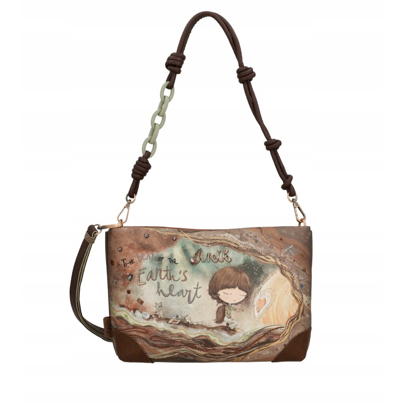 TOREBKA TORBA NA RAMIĘ DLA KOBIETY CROSSBODY LISTONOSZKA ANEKKE CORE