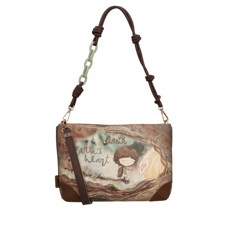 TOREBKA TORBA NA RAMIĘ DLA KOBIETY CROSSBODY LISTONOSZKA ANEKKE CORE