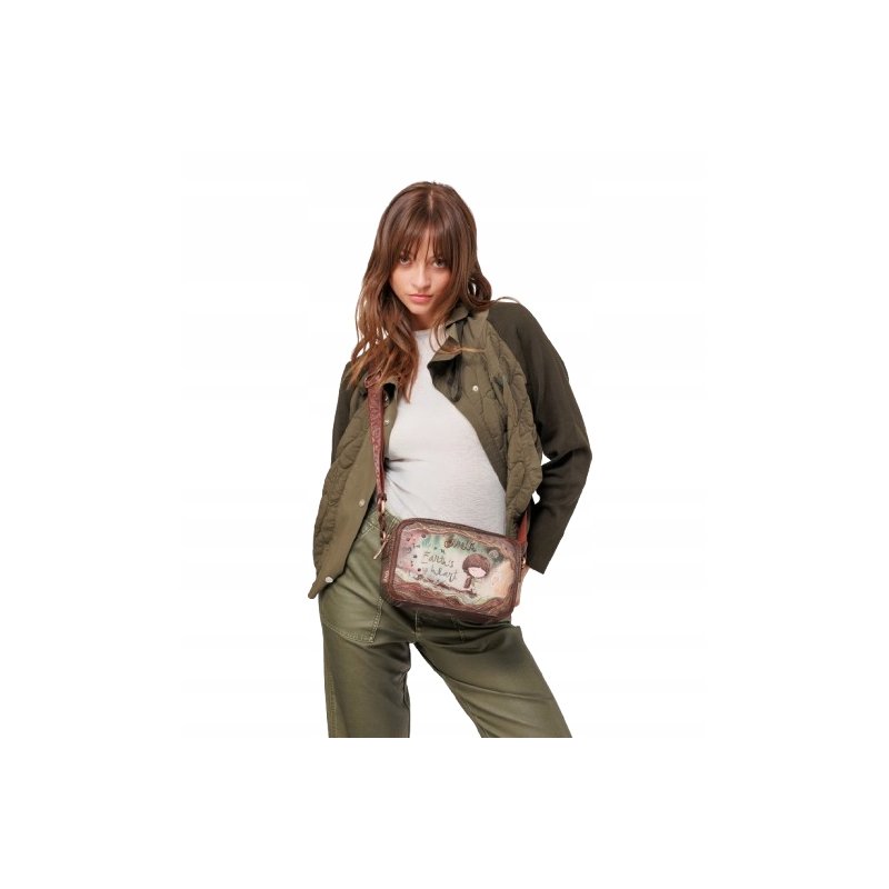 TOREBKA TORBA NA RAMIĘ DLA KOBIETY CROSSBODY LISTONOSZKA ANEKKE CORE