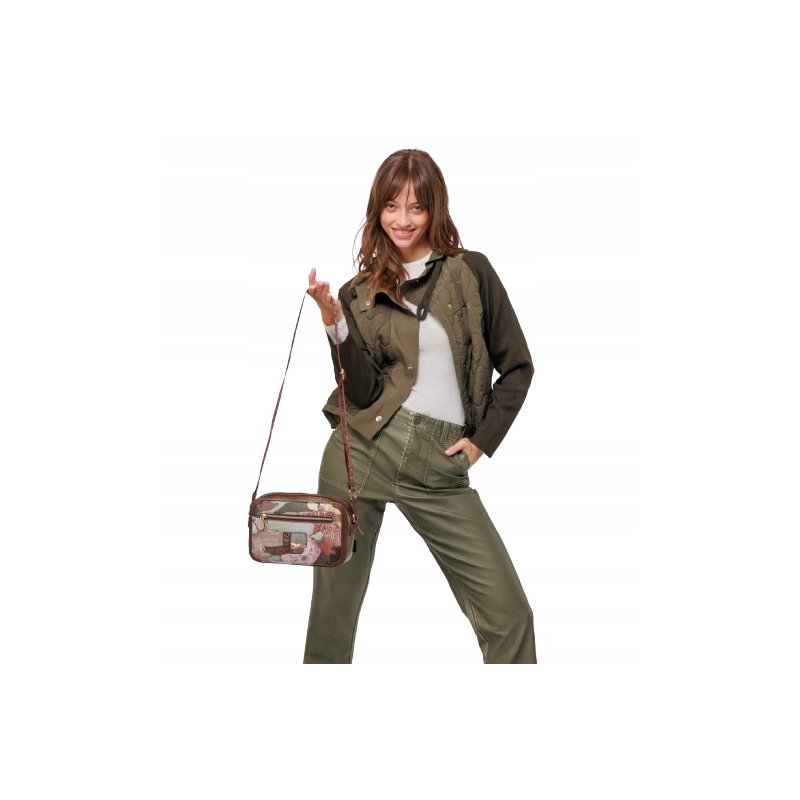 TOREBKA TORBA NA RAMIĘ DLA KOBIETY CROSSBODY LISTONOSZKA ANEKKE CORE