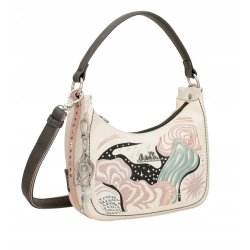 TOREBKA DAMSKA CROSSBODY NA RAMIĘ DO RĘKI BRELOK ANEKKE PSYCHEDELIC