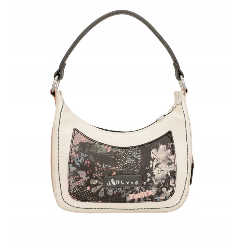 TOREBKA DAMSKA CROSSBODY NA RAMIĘ DO RĘKI BRELOK ANEKKE PSYCHEDELIC