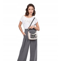 TOREBKA DAMSKA CROSSBODY NA RAMIĘ DO RĘKI BRELOK ANEKKE PSYCHEDELIC