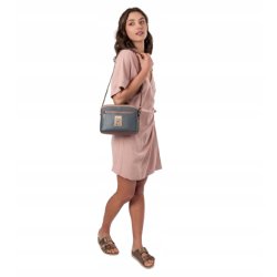 TOREBKA DAMSKA CROSSBODY LISTONOSZKA NA RAMIĘ BRELOK ANEKKE HOLLYWOOD