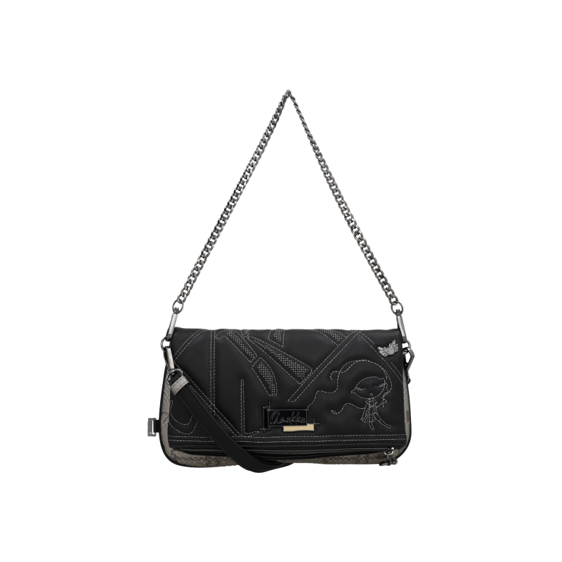 Torebka crossbody Anekke Iron z metalowym uchwytem
