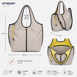 DUDU TOREBKA DAMSKA SKÓRZANA SHOPPER DUŻA NA RAMIĘ SALLY