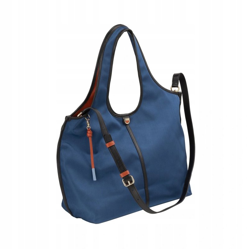 TOREBKA DAMSKA SKÓRZANA SHOPPER PREMIUM DUŻA DUDU SALLY BLUE
