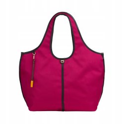 TOREBKA DAMSKA SKÓRZANA SHOPPER PREMIUM DUŻA DUDU SALLY FUCHSIA