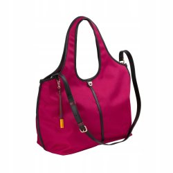 TOREBKA DAMSKA SKÓRZANA SHOPPER PREMIUM DUŻA DUDU SALLY FUCHSIA
