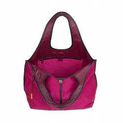TOREBKA DAMSKA SKÓRZANA SHOPPER PREMIUM DUŻA DUDU SALLY FUCHSIA