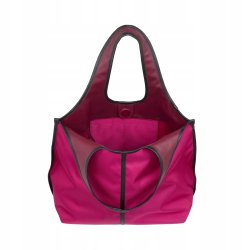 TOREBKA DAMSKA SKÓRZANA SHOPPER PREMIUM DUŻA DUDU SALLY FUCHSIA
