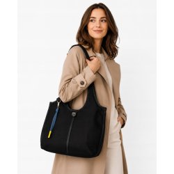 TOREBKA DAMSKA SKÓRZANA SHOPPER PREMIUM DUŻA DUDU SALLY BLACK