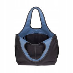 TOREBKA DAMSKA SKÓRZANA SHOPPER PREMIUM DUŻA DUDU SALLY BLACK