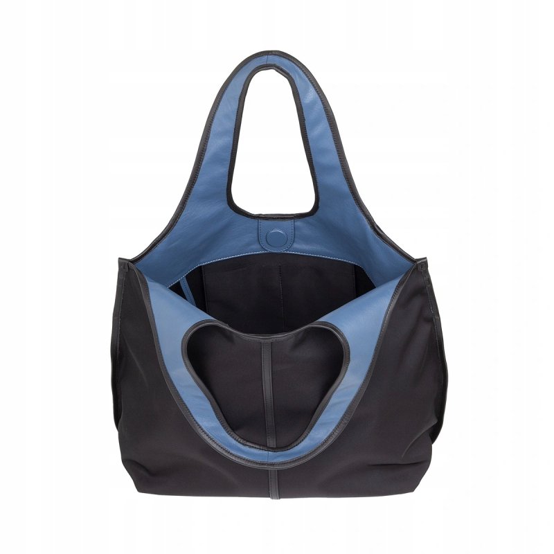 TOREBKA DAMSKA SKÓRZANA SHOPPER PREMIUM DUŻA DUDU SALLY BLACK