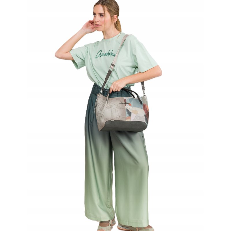 TOREBKA DAMSKA CROSSBODY JEDNOKOMOROWA DO RĘKI NA RAMIĘ ANEKKE AURALIS