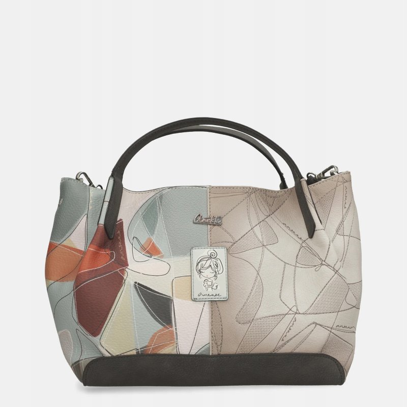 TOREBKA DAMSKA CROSSBODY JEDNOKOMOROWA DO RĘKI NA RAMIĘ ANEKKE AURALIS
