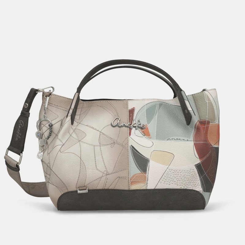 TOREBKA DAMSKA CROSSBODY JEDNOKOMOROWA DO RĘKI NA RAMIĘ ANEKKE AURALIS