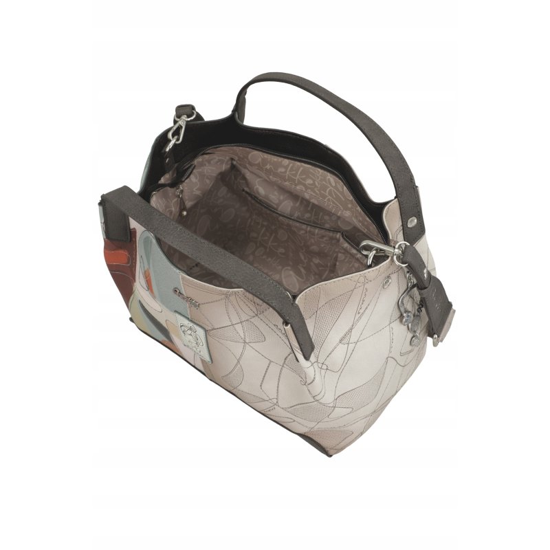 TOREBKA DAMSKA CROSSBODY JEDNOKOMOROWA DO RĘKI NA RAMIĘ ANEKKE AURALIS