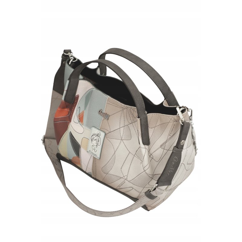 TOREBKA DAMSKA CROSSBODY JEDNOKOMOROWA DO RĘKI NA RAMIĘ ANEKKE AURALIS