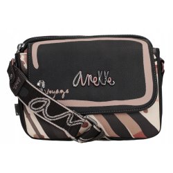 ANEKKE PARISIAN TOREBKA LISTONOSZKA OVAL Z KLAPKĄ CROSSBODY
