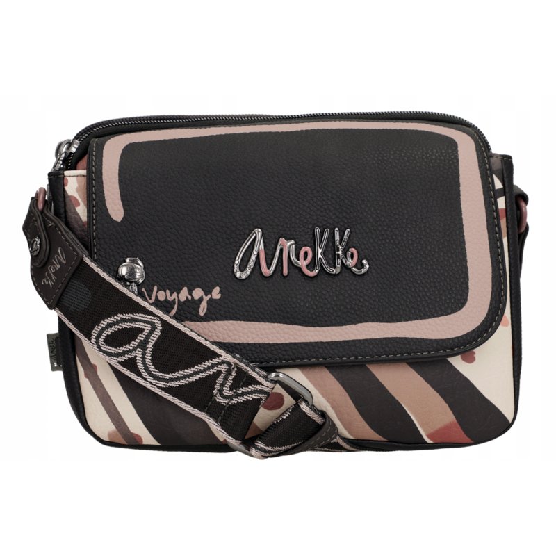 ANEKKE PARISIAN TOREBKA LISTONOSZKA OVAL Z KLAPKĄ CROSSBODY