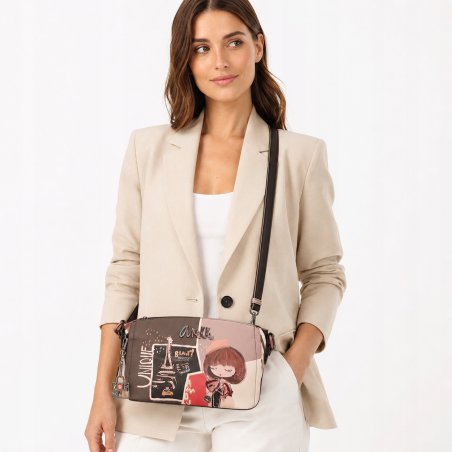 ANEKKE MADEMOISELLE TOREBKA DAMSKA CROSSBODY NA RAMIĘ