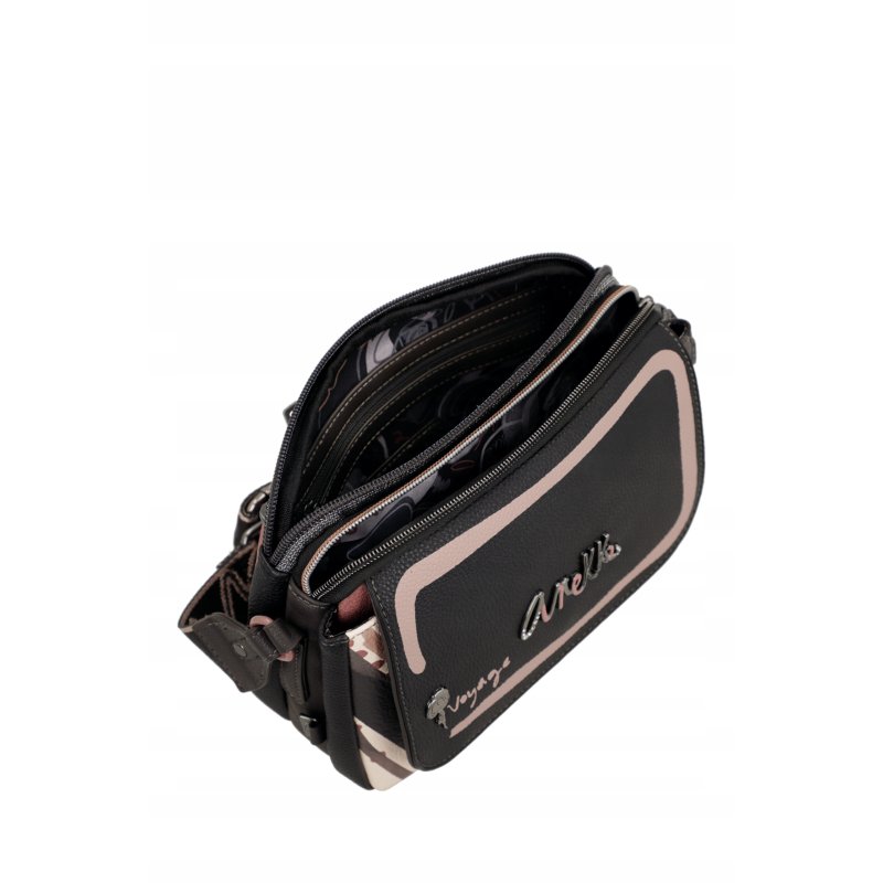 ANEKKE PARISIAN TOREBKA LISTONOSZKA OVAL Z KLAPKĄ CROSSBODY