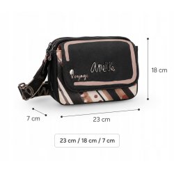 ANEKKE PARISIAN TOREBKA LISTONOSZKA OVAL Z KLAPKĄ CROSSBODY
