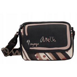 ANEKKE PARISIAN TOREBKA LISTONOSZKA OVAL Z KLAPKĄ CROSSBODY