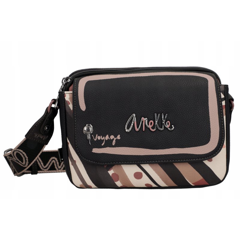 ANEKKE PARISIAN TOREBKA LISTONOSZKA OVAL Z KLAPKĄ CROSSBODY