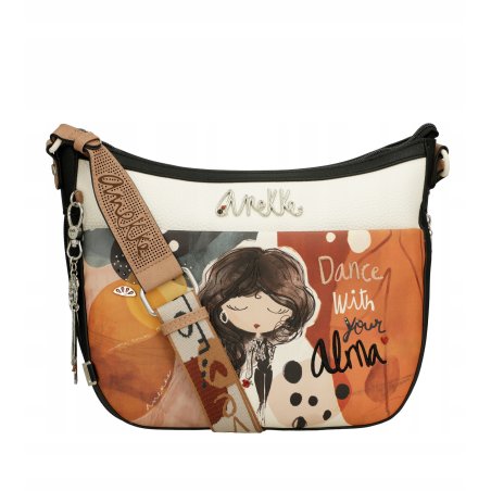 TOREBKA DAMSKA CROSSBODY Z REGULOWANYM PASKIEMANEKKE ANEKKE ALMA
