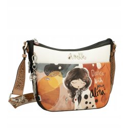 TOREBKA DAMSKA CROSSBODY Z REGULOWANYM PASKIEMANEKKE ANEKKE ALMA
