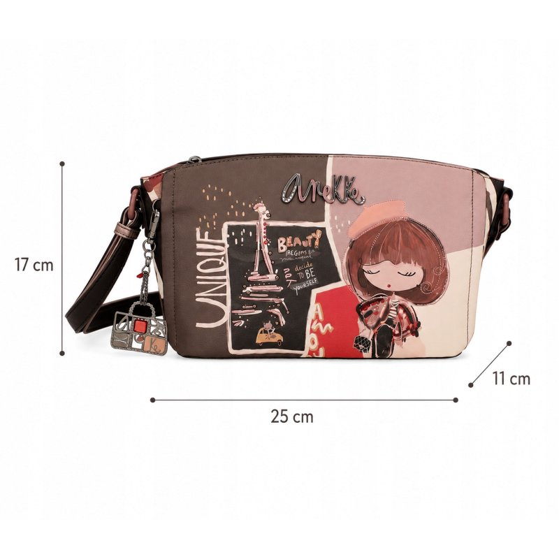 ANEKKE MADEMOISELLE TOREBKA DAMSKA CROSSBODY NA RAMIĘ